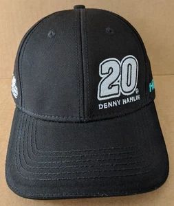 Denny Hamlin No.20 NASCAR Joe Gibbs Racing Hisense Black Baseball Hat Cap Adult - Picture 1 of 6