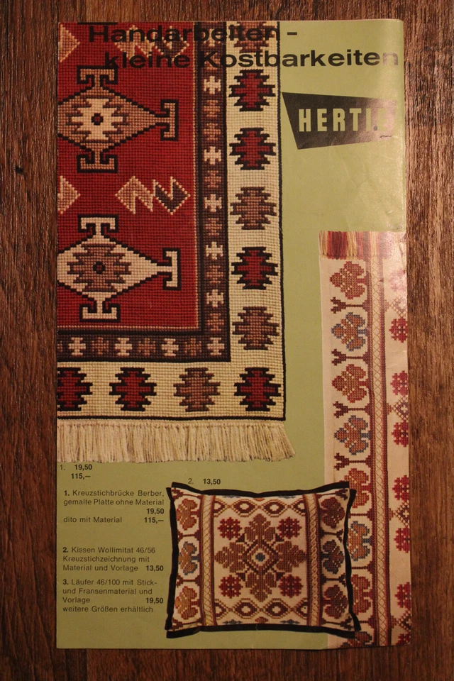 Hertie 1970s brochure - handicrafts - small treasures empisal - Image 1 of 1