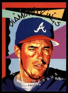 1995 Donruss Diamond Kings #DK-22 Greg Maddux Atlanta Braves