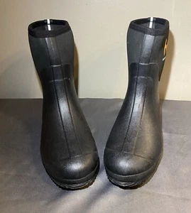 Hunthor Rubber Boots Black Size 10 - Picture 1 of 5