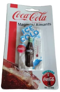 Vintage Coca Cola Button Fridge "Ice Code" Themostate Magnet NOS 1995 No.51566 - Picture 1 of 13