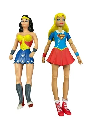 Figura de acción de goma Wonder Woman 5,5" DC Comics Liga de la Justicia y Supergirl Foto 1 de 4