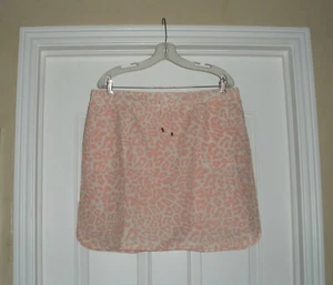 Chico's ZENERGY PRINT SKORT Sze 3.5 XL 18 Peach Cream Pocket Neema Skirt NWT $70 - Picture 1 of 8