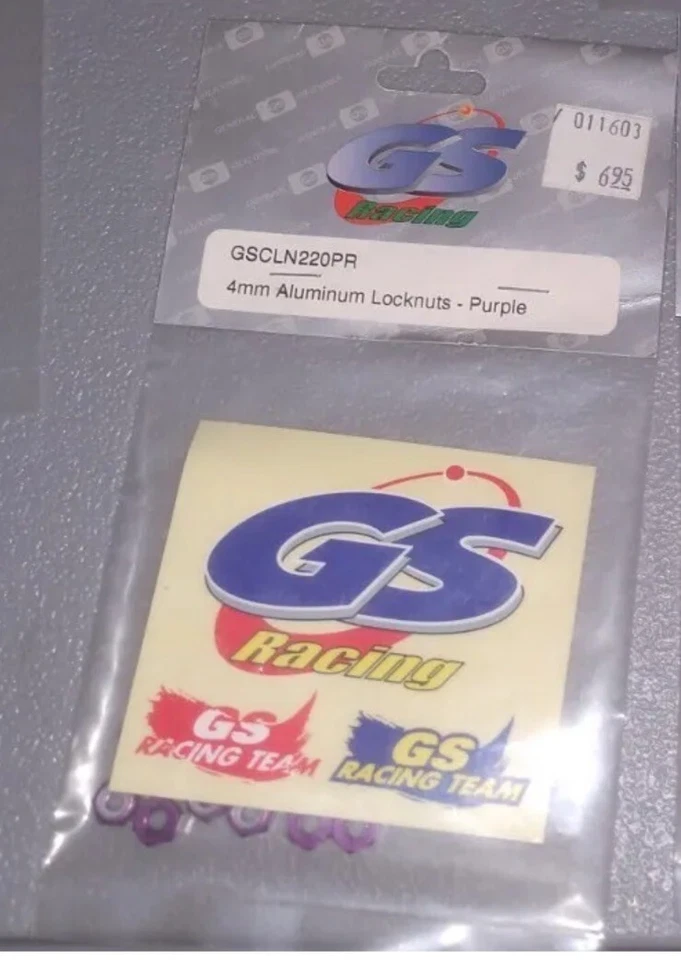GS Racing GSCLN220PR (4mmX10pc} Aluminum LockNuts-Purple Tamiya/HPI/Associated - Image 1 of 1