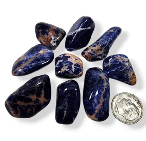 Sunset Sodalite Crystal Tumbled Stones Brazil 46 grams - Picture 1 of 1