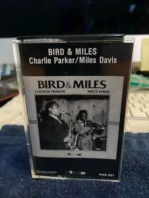BIRD & MILES - CHARLIE PARKER AND MILES DAVIS - Cassette - Like New! - Image 1 of 4