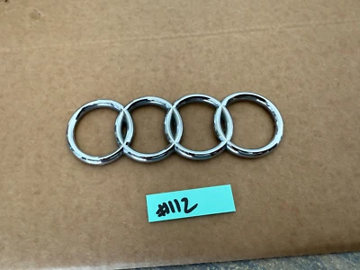 1990-1991 Audi Quattro Coupe OEM Original Rear Hatch Emblem #112 - Image 1 of 4