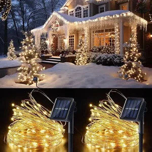 Waterproof Solar String Lights Multicoloured LED Fairy Lights for Outdoor Party - Picture 1 of 24