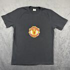 Manchester Soccer United Shirt Mens XL Black Crest Short Sleeve Graphic Casual