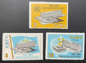 Karibische Briefmarken 1966 Einweihung der W.H.O. Hauptsitz, Genf postfrisch - Bild 1 von 2