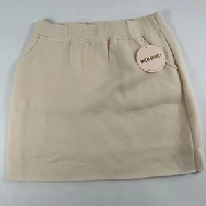 Minifalda polar Wild Honey para mujer talla S sudaderas bolsillos para descansar - Imagen 1 de 9