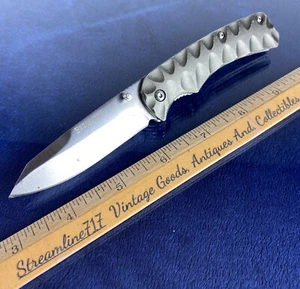 Browning Liner Lock Knife 4” Tactical Model 2465 With Belt Clip J4 - Picture 1 of 7