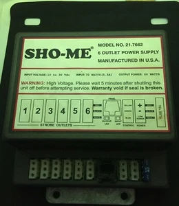 SHOW-ME HV Power supply for 6 STROBES (for automotive/tow use) P# 21.7662... - Bild 1 von 2