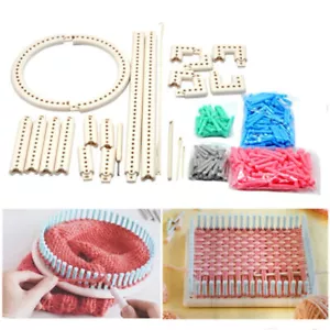 Multifunction Knitting Board Looms Set Knit Weave Loom Tool For Hat Scarf Making - Picture 1 of 9
