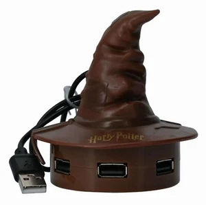 Harry Potter 3 Port Charging Hub Sorting Hat Brand New Boxed - Picture 1 of 6