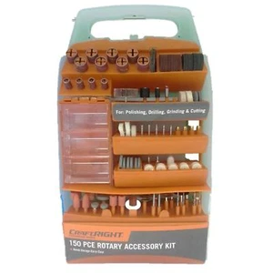 Craftright Rotary Accessory Kit 150Pcs For Drilling,Grinding,Cutting & Polishing - Picture 1 of 2