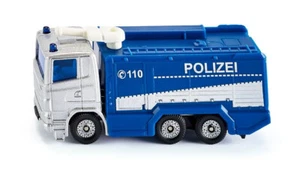 SIKU 1079 SCANIA R380 POLIZIA CANNONE AD ACQUA 1:55-1:60 bilance modello pressofuso auto - Foto 1 di 1