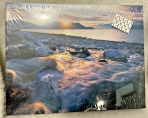 Springbok Jigsaw Puzzle Sunset at Glacier National Park NEW Factory Sealed - Picture 1 of 4