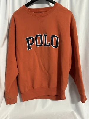 Polo por Ralph Lauren Sudadera Azul Marino Parche Logo Camisa Talla M Foto 1 de 2