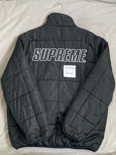 Veste réversible Supreme Medium Box Logo Pull FW2015 Noir