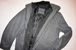 angelo litrico Jacke M Wolle Mantel grau grey 50 - Bild 1 von 5