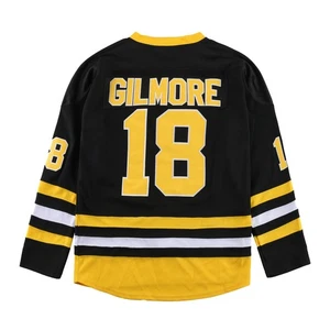 Youth Happy Gilmore 18 Adam Sandler 1996 Stitched Movie Hockey Jersey Black M - Picture 1 of 8