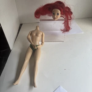 Disney Princess  ARIEL Doll HEAD And Seperate Body Used May Snell Musty - Bild 1 von 12
