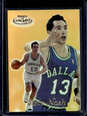 1999-00 Topps Gold Label Steve Nash Class 3 #60 Mavericks - Image 1 of 2