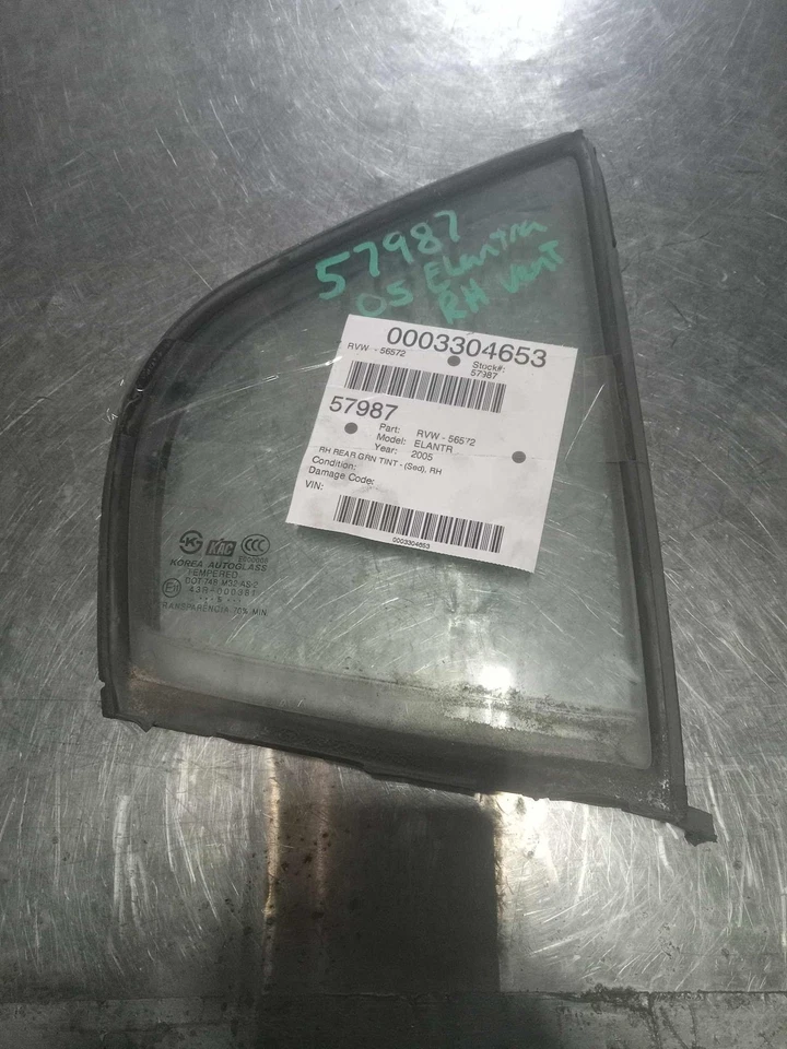 01 02 03 04 05 06 HYUNDAI ELANTRA Rear Vent Glass/window Right Foto 1 de 1