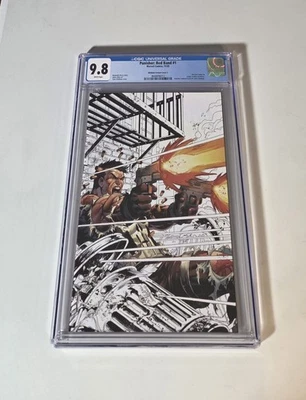 Punisher: Red Band #1 CGC 9.8 Graded Tyler Kirkham Virgin Edition C Limited 1000 - Image 1 of 2