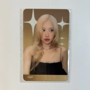 Blackpink Rose Transparent Photocard Authentic Made In Korea Kpop Photo Card - Picture 1 of 2