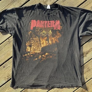 Vintage 1996 Pantera Great Southern Trendkill Rattlesnake T-Shirt Gr. XL schwarz - Bild 1 von 14
