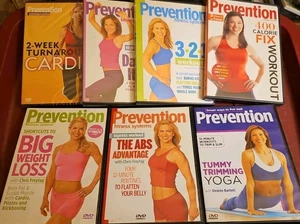 Prevention Fitness Systems (9 DVD Lot) Workout, Weight Loss Cardio FREE SHIPPING - Picture 1 of 2