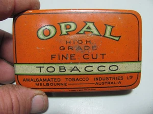 Opal High Grade Fine Cut 1 1/4 Oz Tobacco Empty Tin Australia As Shown - Picture 1 of 10