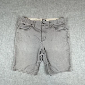 Vans Shorts Mens 34 Gray Casual Stretch Cotton Blend Skate Chino Pockets Fall 19 - Picture 1 of 11