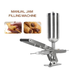 4.5L Churros Maschine ManualJam Füllung Schokolade Creme Füller Edelstahl - Bild 1 von 8