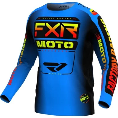 Camiseta deportiva FXR Clutch 24 Youth MX Offroad azul/inferno Foto 1 de 2