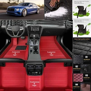 For Bentley Flying Spur Car Floor Mats Luxury Waterproof Pads Liner Auto Rug - Foto 1 di 26