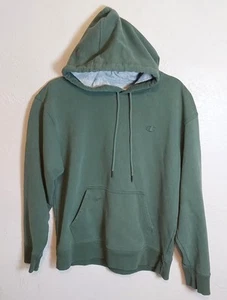 Vintage Y2K Champion Reverse Weave Hoodie Sweatshirt Herren grün Gr. Large Pullover - Bild 1 von 1