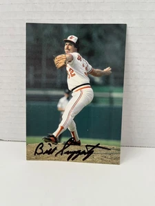Bill Swaggarty handsignierte Handelspostkarte Baltimore Orioles - Bild 1 von 2
