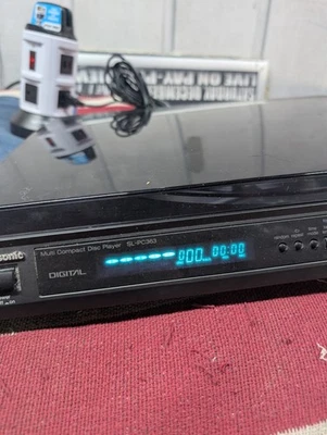 Panasonic SL-PC363 5 Disc Carousel Top Load CD Compact Disc Changer 1990 Works! - Image 1 of 4