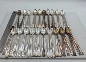 Lot of 60 Assorted Silverplate Iced Tea Spoons - Lot#93 - Picture 1 of 3