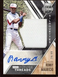 2017 Panini Elite Extra Edition Ronny Mauricio #FTSA-RM RPA /99 Auto Rookie RC - Picture 1 of 2
