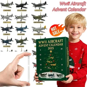 WWII Flugzeug Adventskalender, 24 TageWeihnachts CountdownKalender mit 24 - Bild 1 von 10
