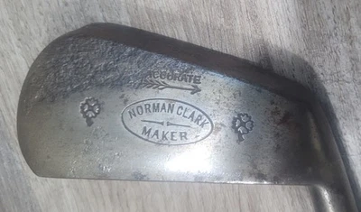 古董老式/复古 1927 年诺曼·克拉克明尼阿波利斯山核桃木杆身高尔夫球杆 — 第 1/4 张图片
