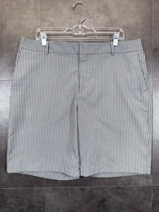 Under Armour Herren Shorts Chino flache Fronttaschen Reißverschluss Nadelstreifen Größe 36 W - Bild 1 von 19