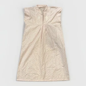 Vintage Nachthemd Handarbeit 60er Jahre rosa mit Spitze Maße auf Fotos - Bild 1 von 4