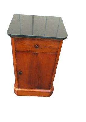 62986  Marble Top BLOOMINGDALES Nightstand End Table Stand - Image 1 of 4