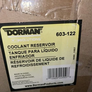 Dorman 603-122 Pressurized Coolant Reservoir FREE SHIPPING USA SELLER - Picture 1 of 2