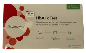 EverlyWell HbA1c Test Diabetes Control At-home Collection & Mail-in Testing Kit - Picture 1 of 4